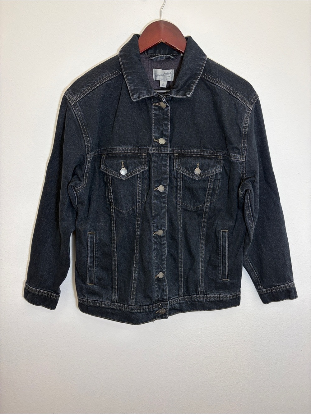 NWT Universal Thread Classic Black Denim Jacket